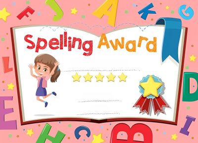 شهادة تفوق في الإملاء