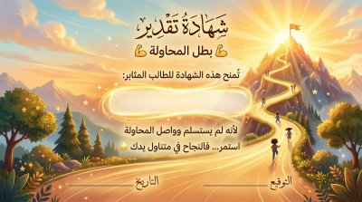 شهادة تقدير